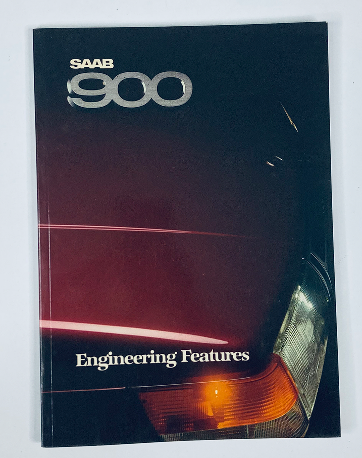 1988 Saab 900 Engineering Features Dealer Showroom Sales Brochure Guide Catalog