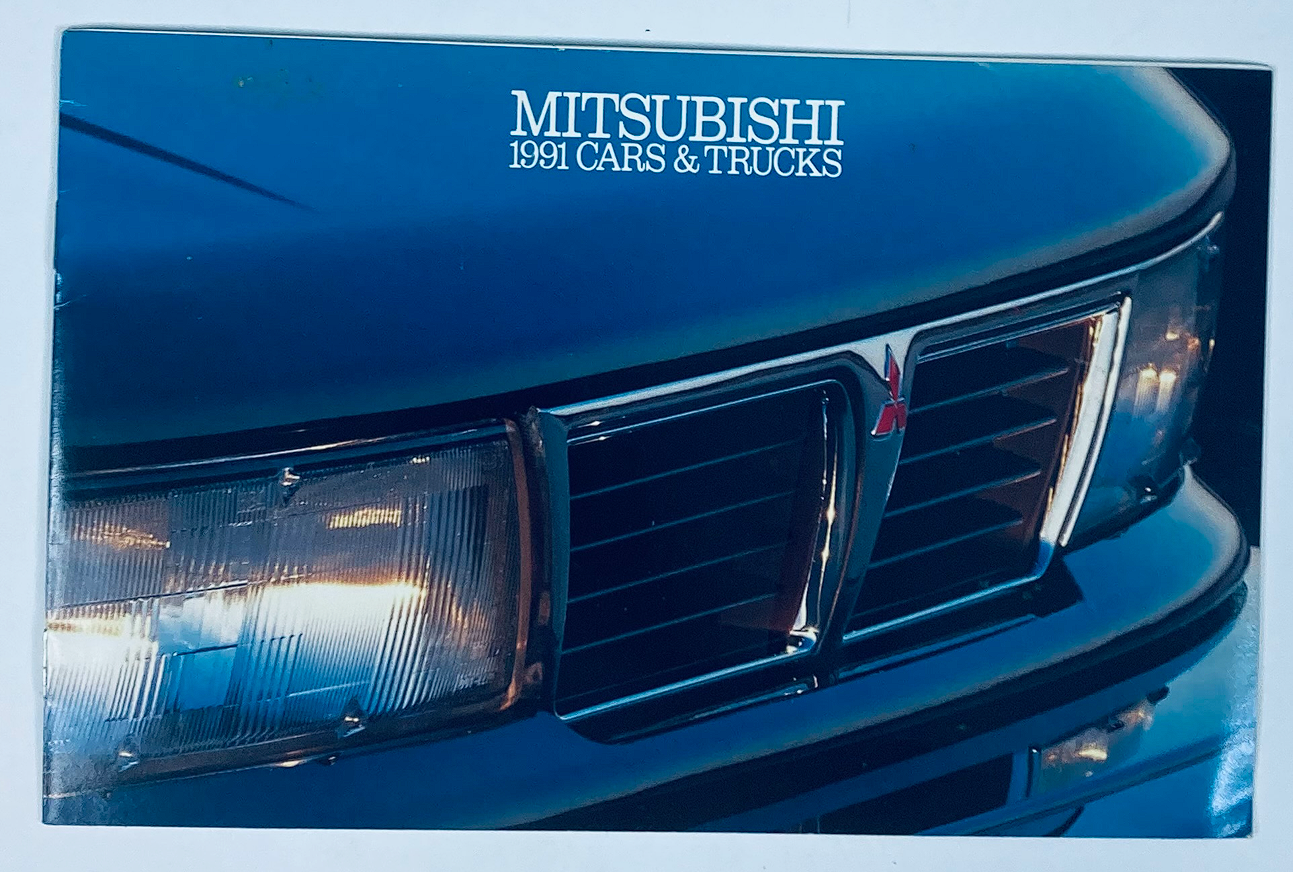 1991 Mitsubishi Cars & Trucks Dealer Showroom Sales Brochure Guide Catalog