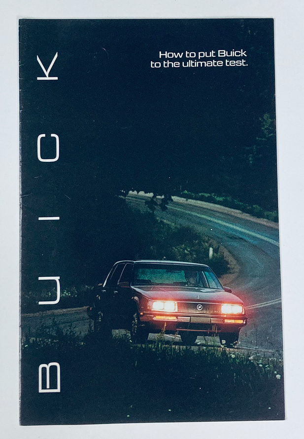 1986 Buick Dealer Showroom Sales Brochure Guide Catalog