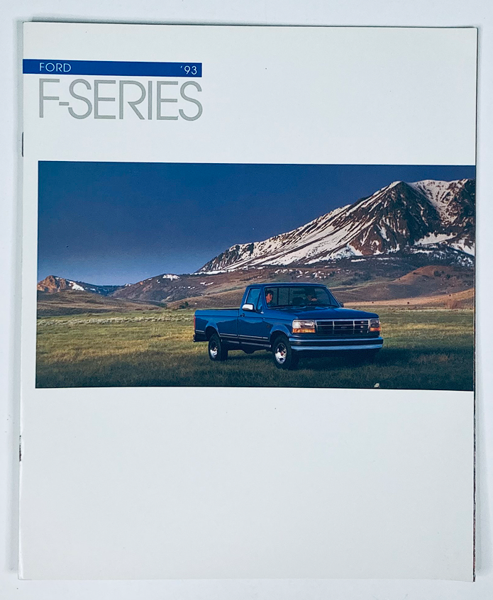 1993 Ford F-Series Dealer Showroom Sales Brochure Guide Catalog