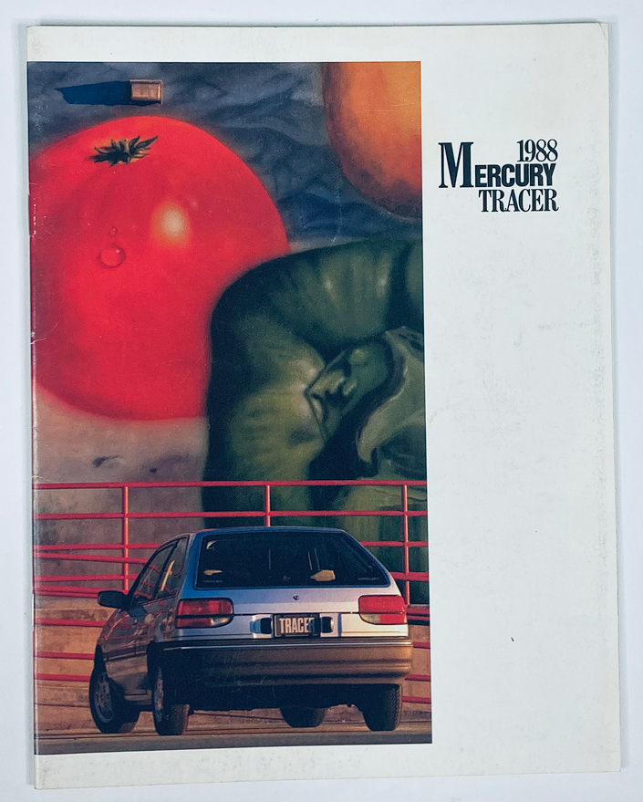 1988 Mercury Tracer Dealer Showroom Sales Brochure Guide Catalog