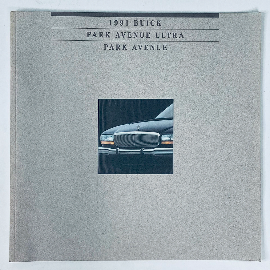 1991 Buick Park Avenue Ultra Dealer Showroom Sales Brochure Guide Catalog