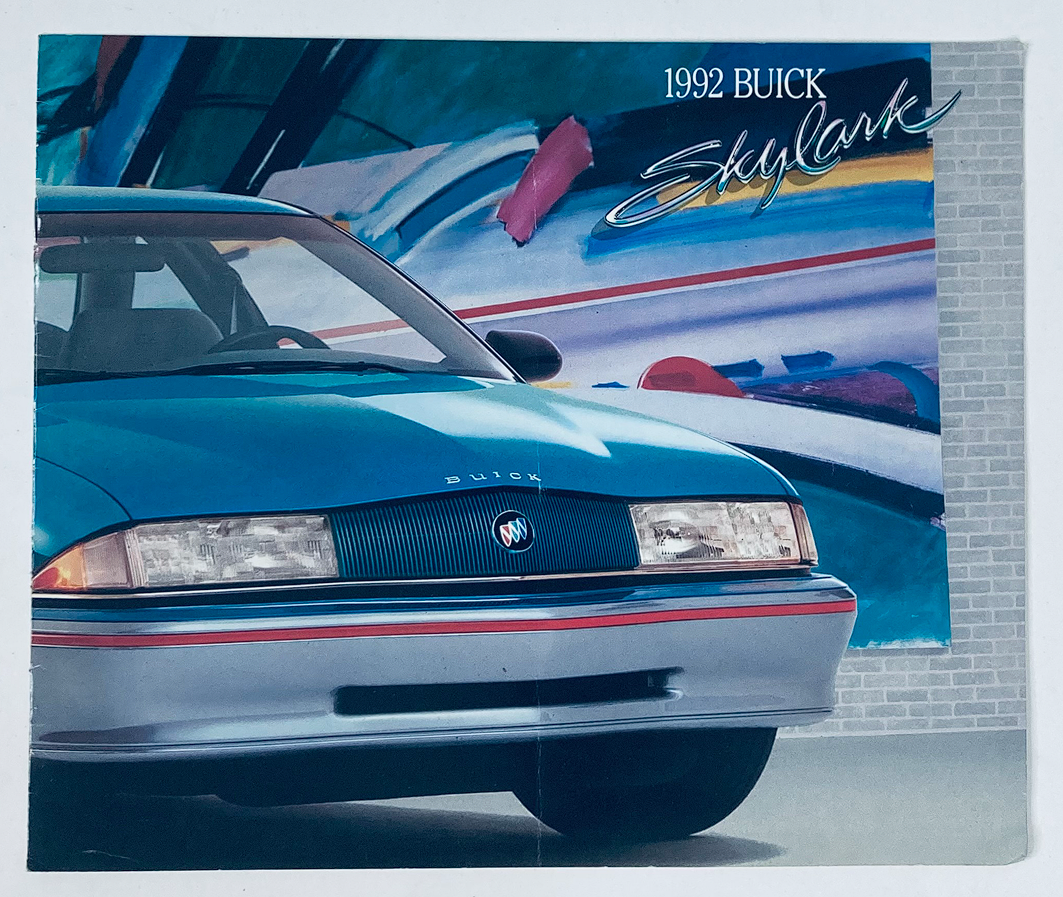 1992 Buick Skylark Dealer Showroom Sales Brochure Guide Catalog