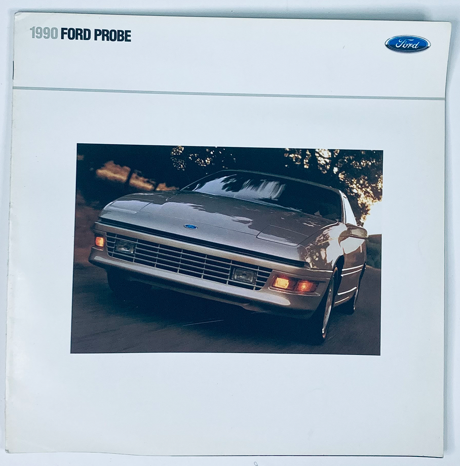 1990 Ford Probe Dealer Showroom Sales Brochure Guide Catalog