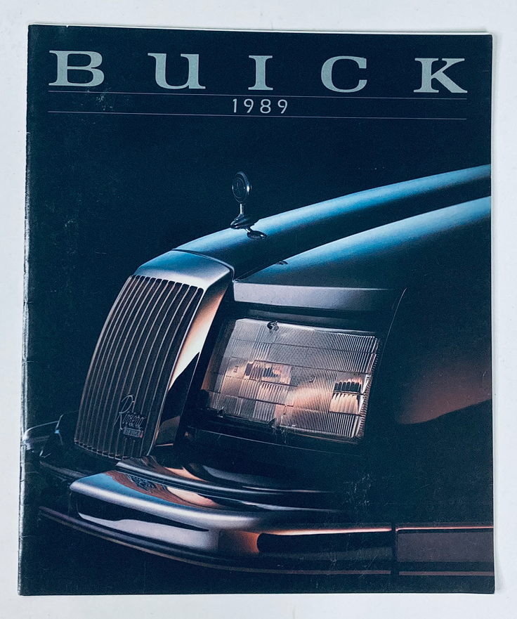 1989 Buick Dealer Showroom Sales Brochure Guide Catalog