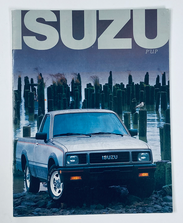 1987 Isuzu Pickup Dealer Showroom Sales Brochure Guide Catalog