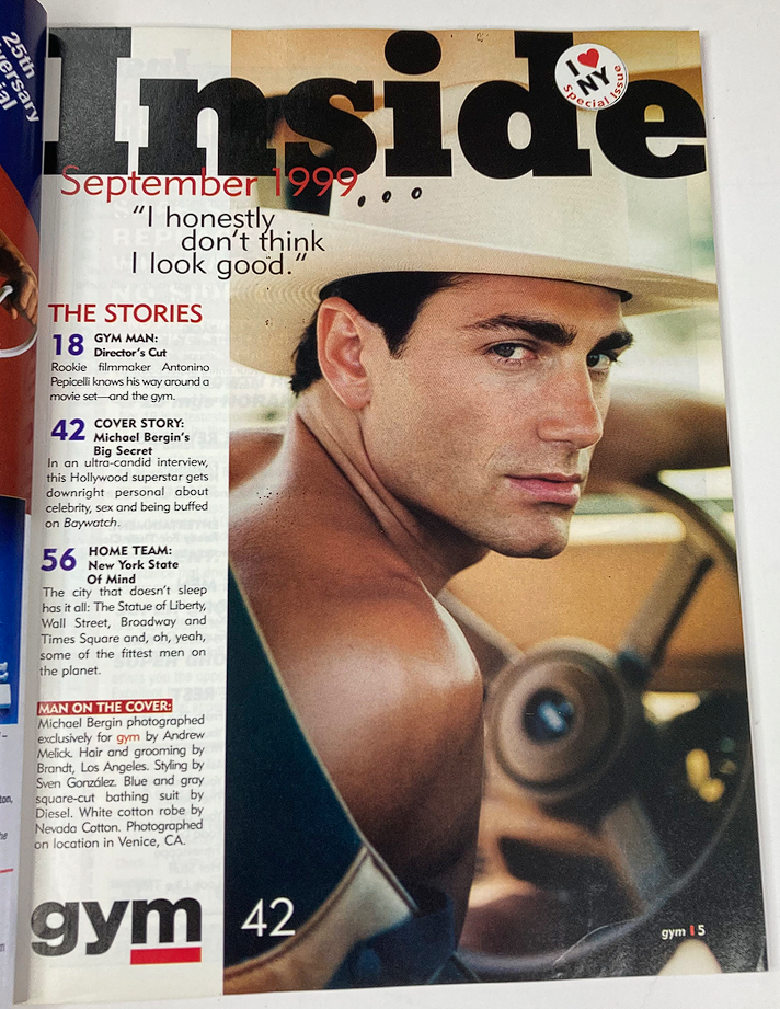 Gym for the Physical Man Magazine September 1999 Michael Bergin No Label