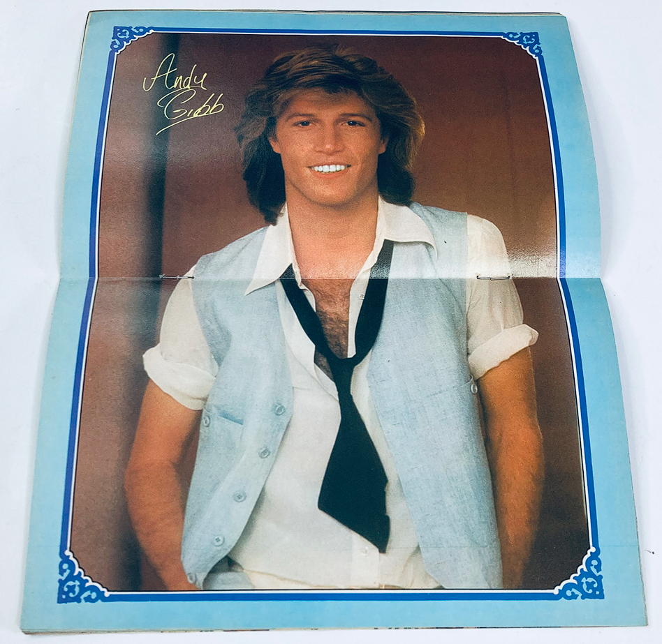 VTG SuperMag Magazine Vol 3 No. 3 Andy Gibb Mini-poster No Label