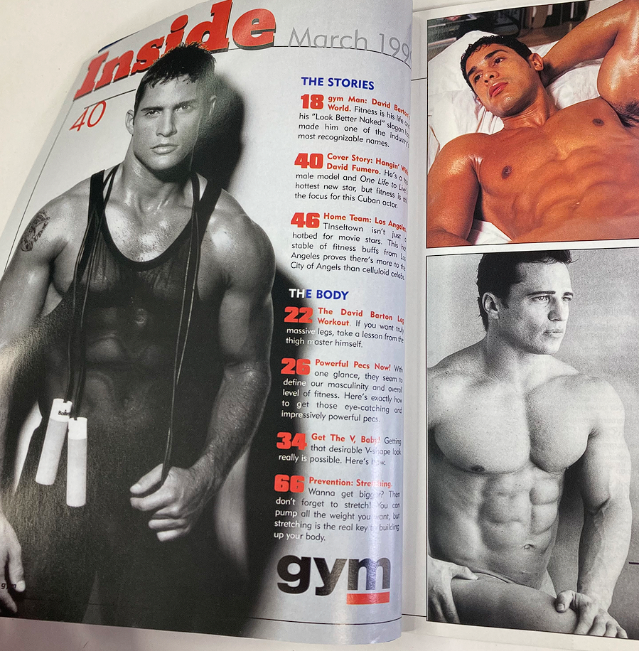 Gym Magazine March 1999 Premier Issue David Fumero Cover No Label