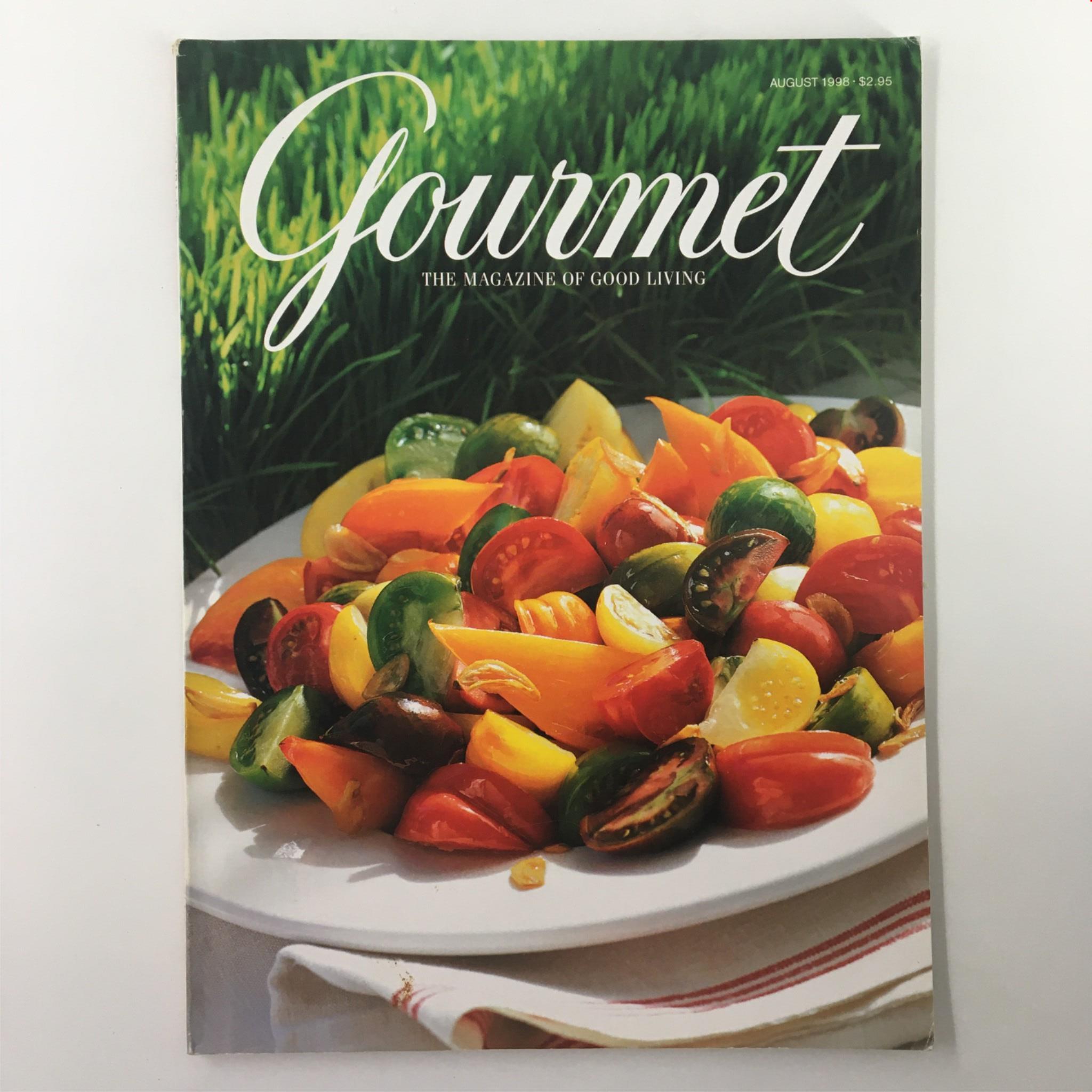 Gourmet Magazine August 1998 Mint A Refreshing Summer Favorite No Label