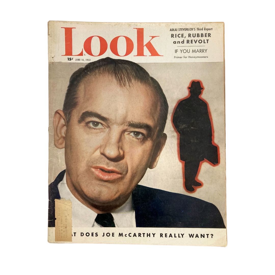 VTG Look Magazine June 16 1953 What Does Joe McCarthy Really Want?