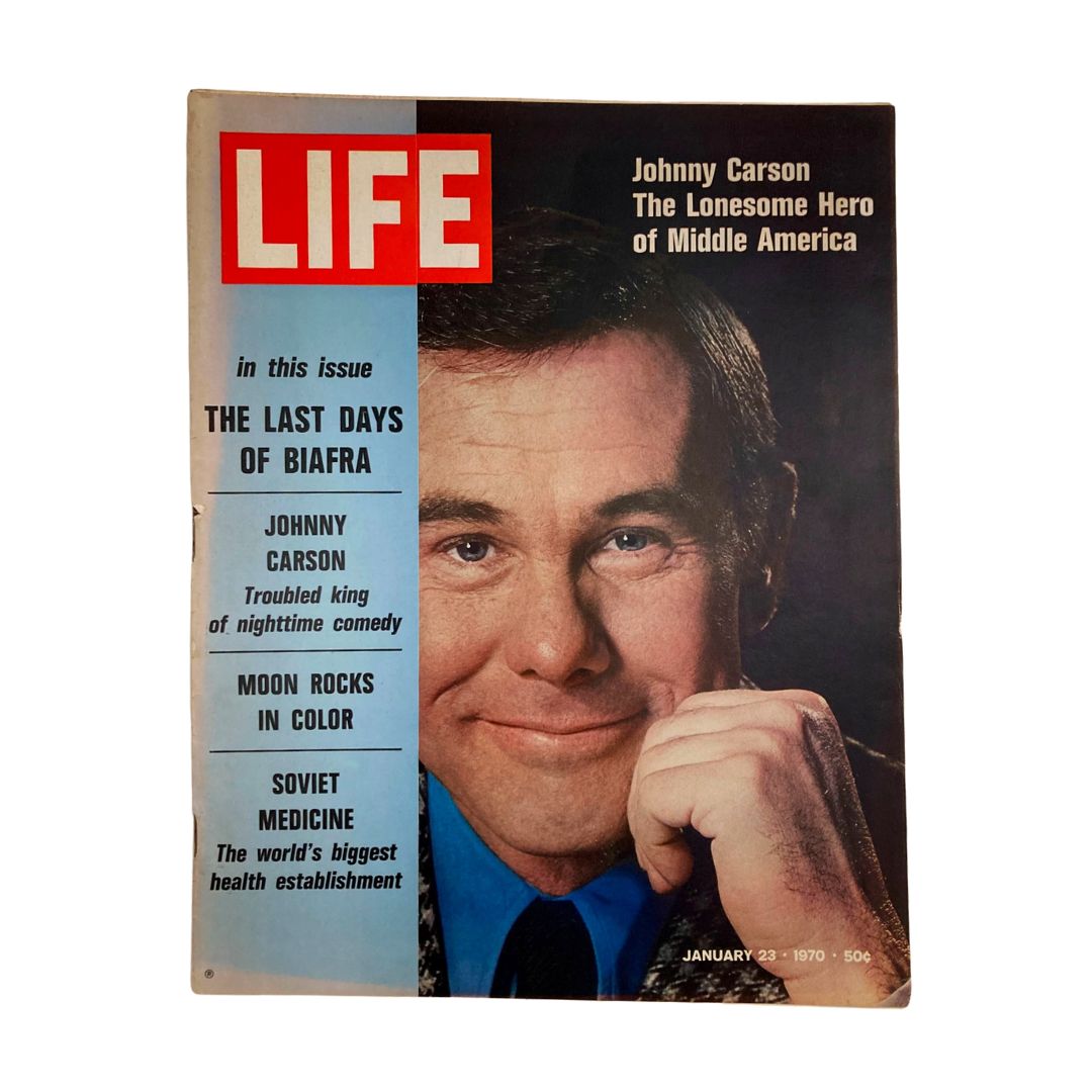 VTG Life Magazine January 23 1970 Johnny Carson The Lonesome Hero No Label