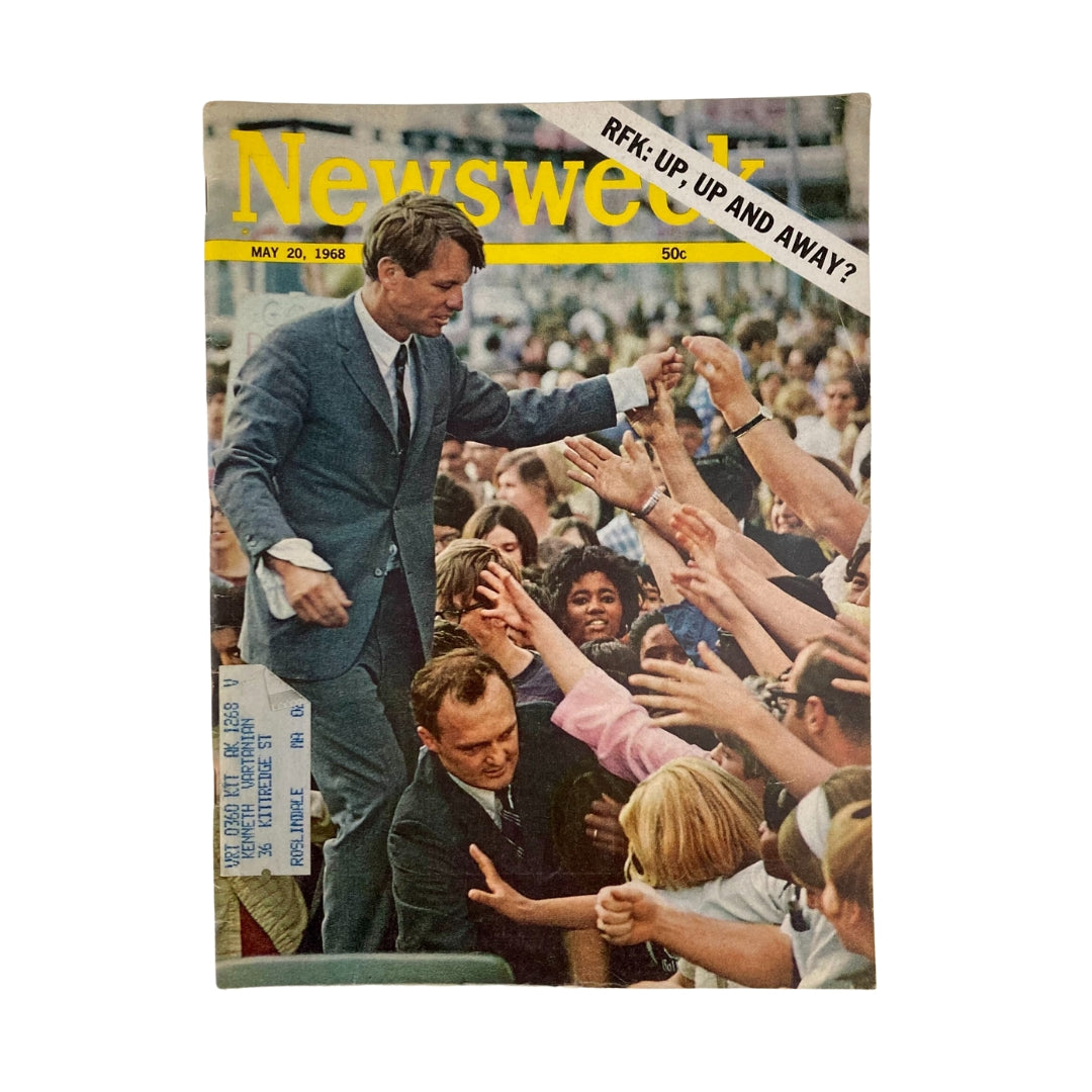 VTG Newsweek Magazine May 20 1968 Robert F. Kennedy Up, Up and Away?