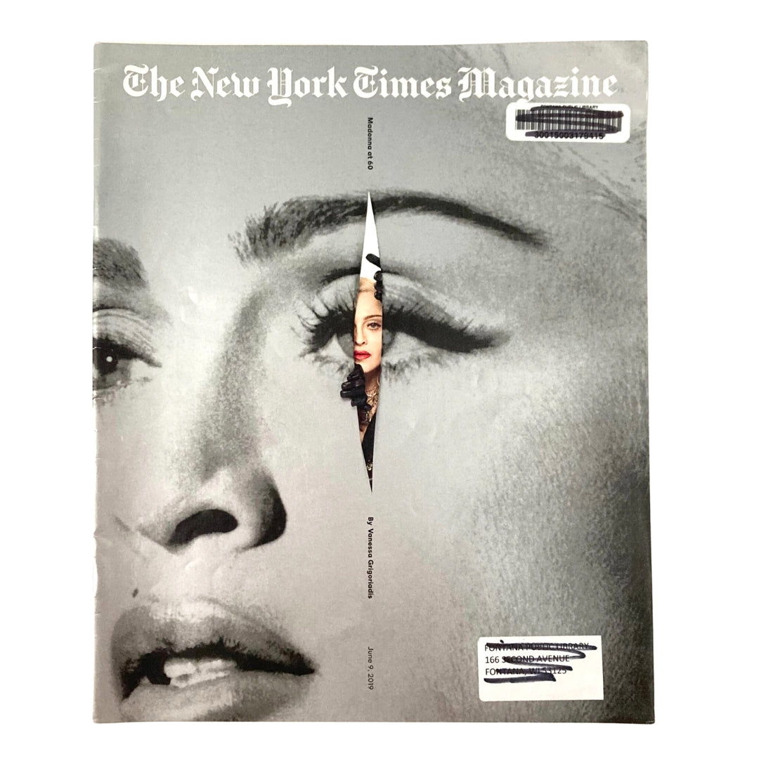 The New York Times Magazine June 9 2019 Madonna at 60 Cover Story No Label