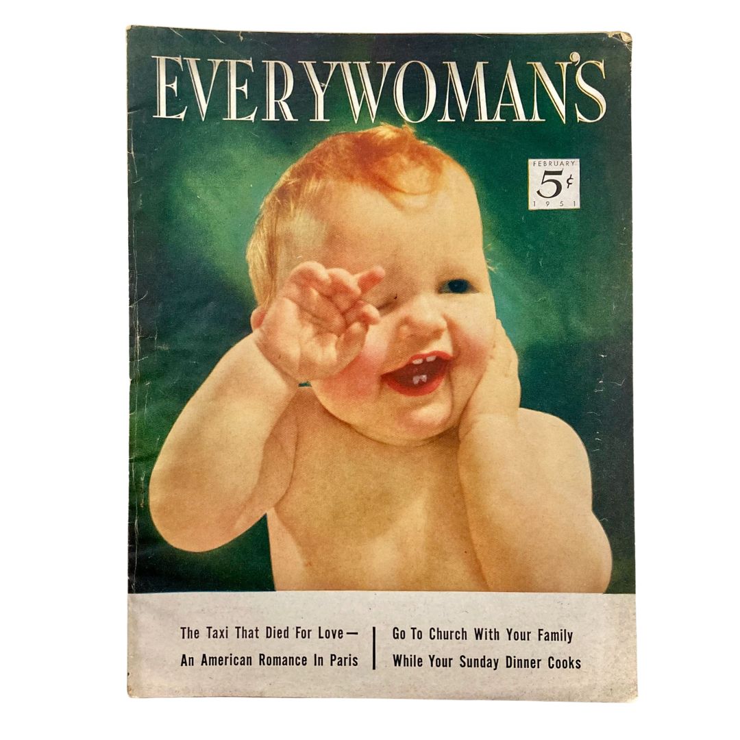 VTG Every Woman's Magazine February 1951 Children Are a Blessing No Label