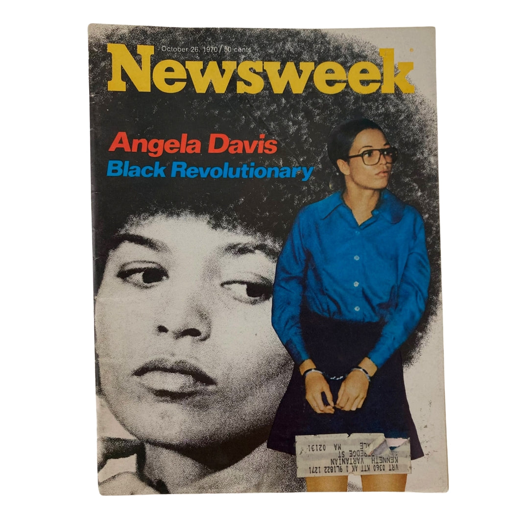 VTG Newsweek Magazine October 26 1970 Angela Davis Black Revolutionary