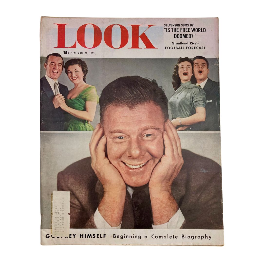 VTG Look Magazine September 22 1953 Arthur Godfrey Himself Complete Biography