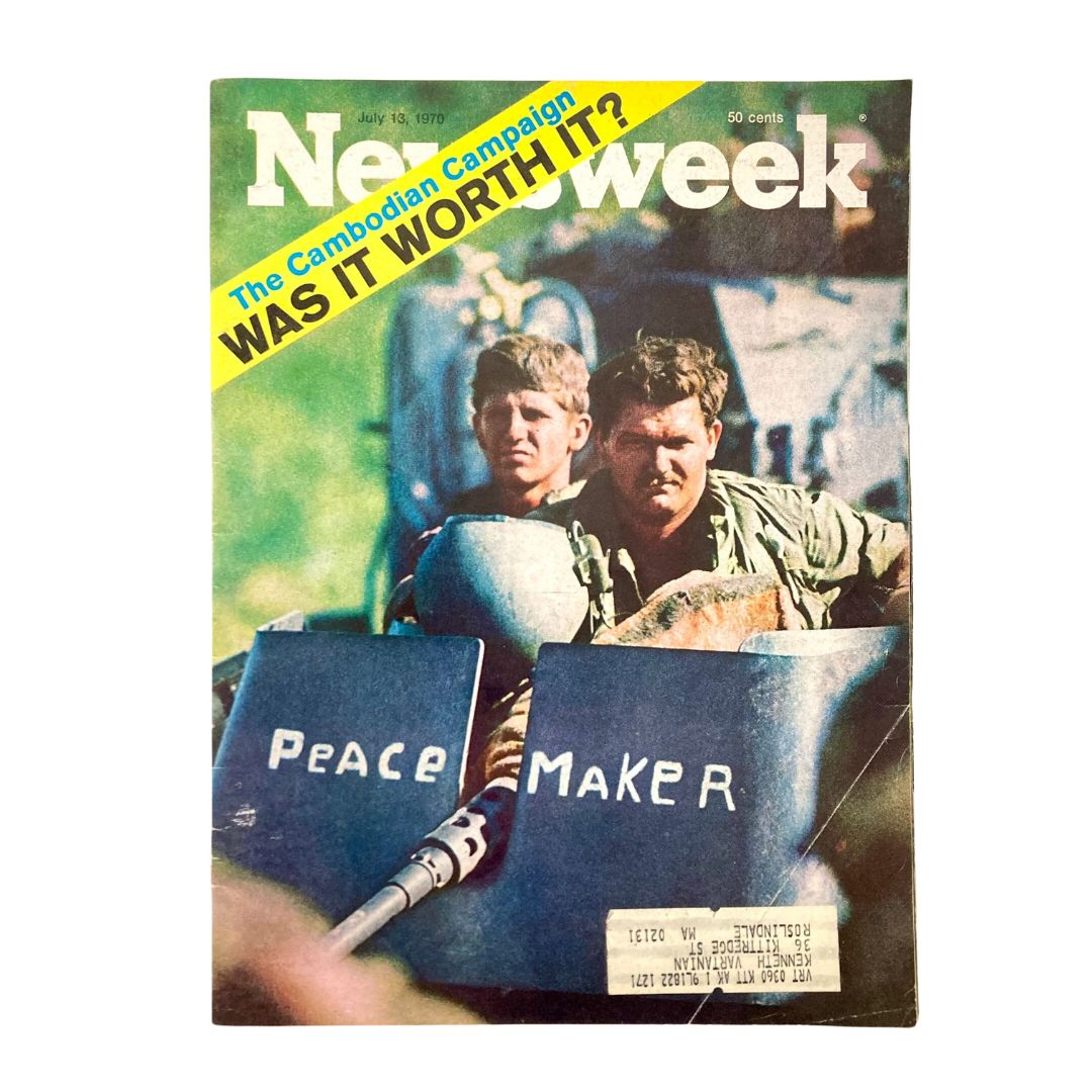 VTG Newsweek Magazine July 13 1970 The Cambodian Campaign Was It Worth It?