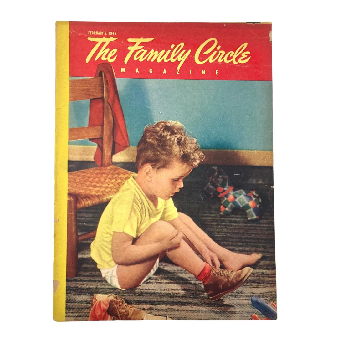 VTG The Family Circle Magazine February 2 1945 Helen Hibbard Dau No Label