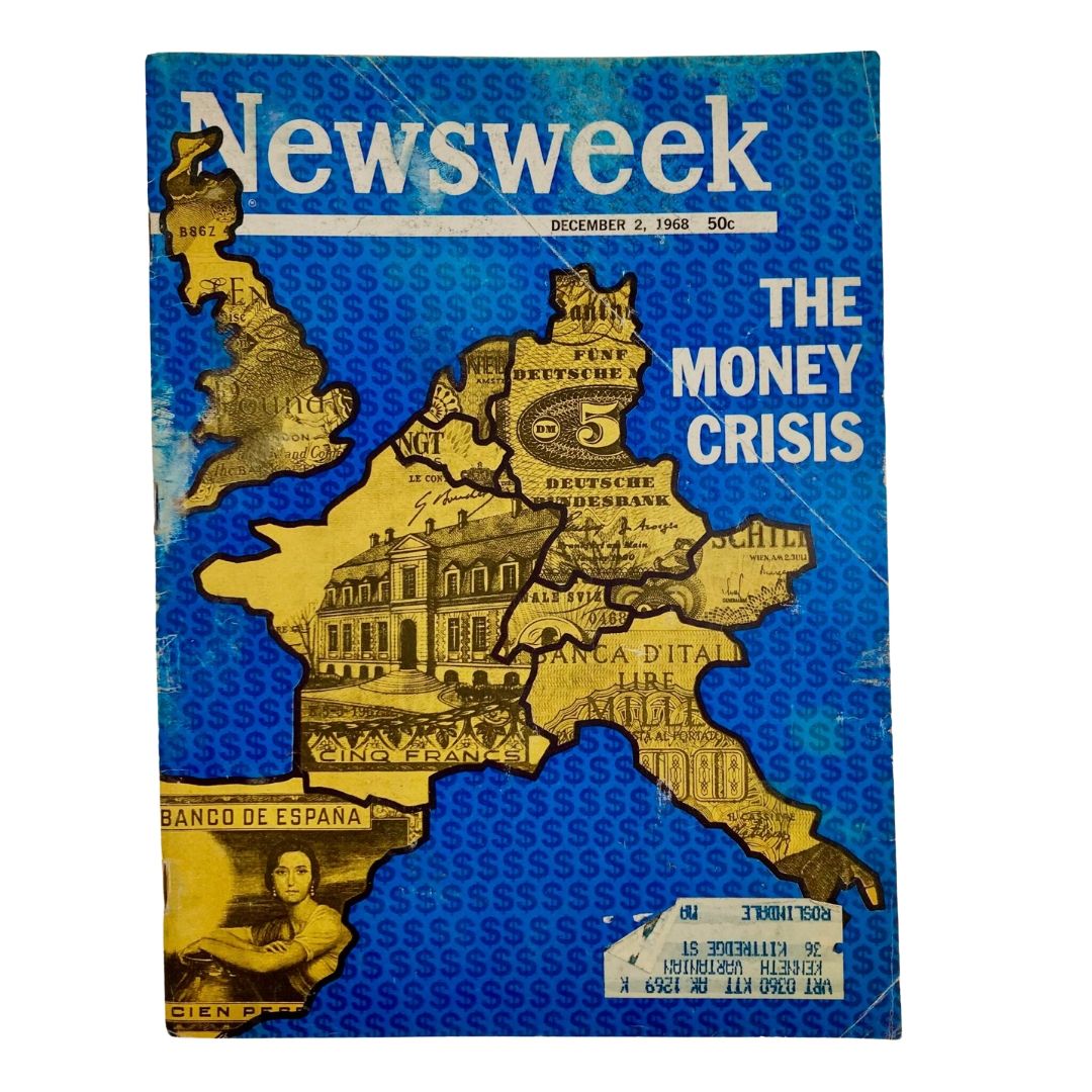 VTG Newsweek Magazine December 2 1968 The Money Crisis & Soviet Gamesmanship