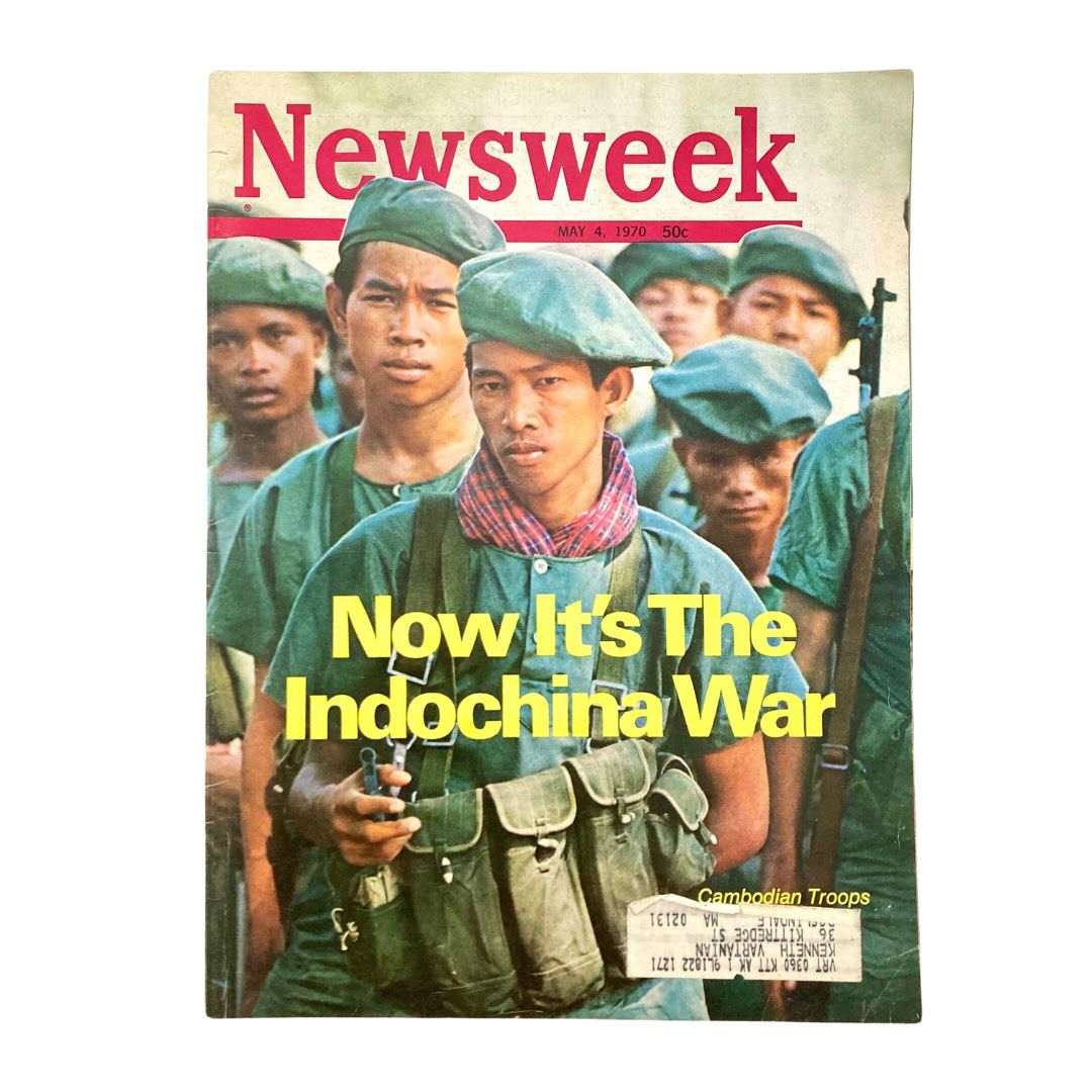 VTG Newsweek Magazine May 4 1970 Now It's The Indochina War Cambodian Troops