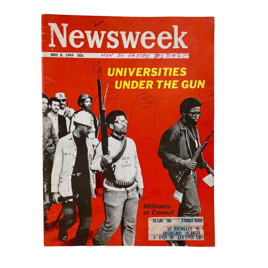 VTG Newsweek Magazine May 5 1969 Universities Under The Gun Militants at Cornell