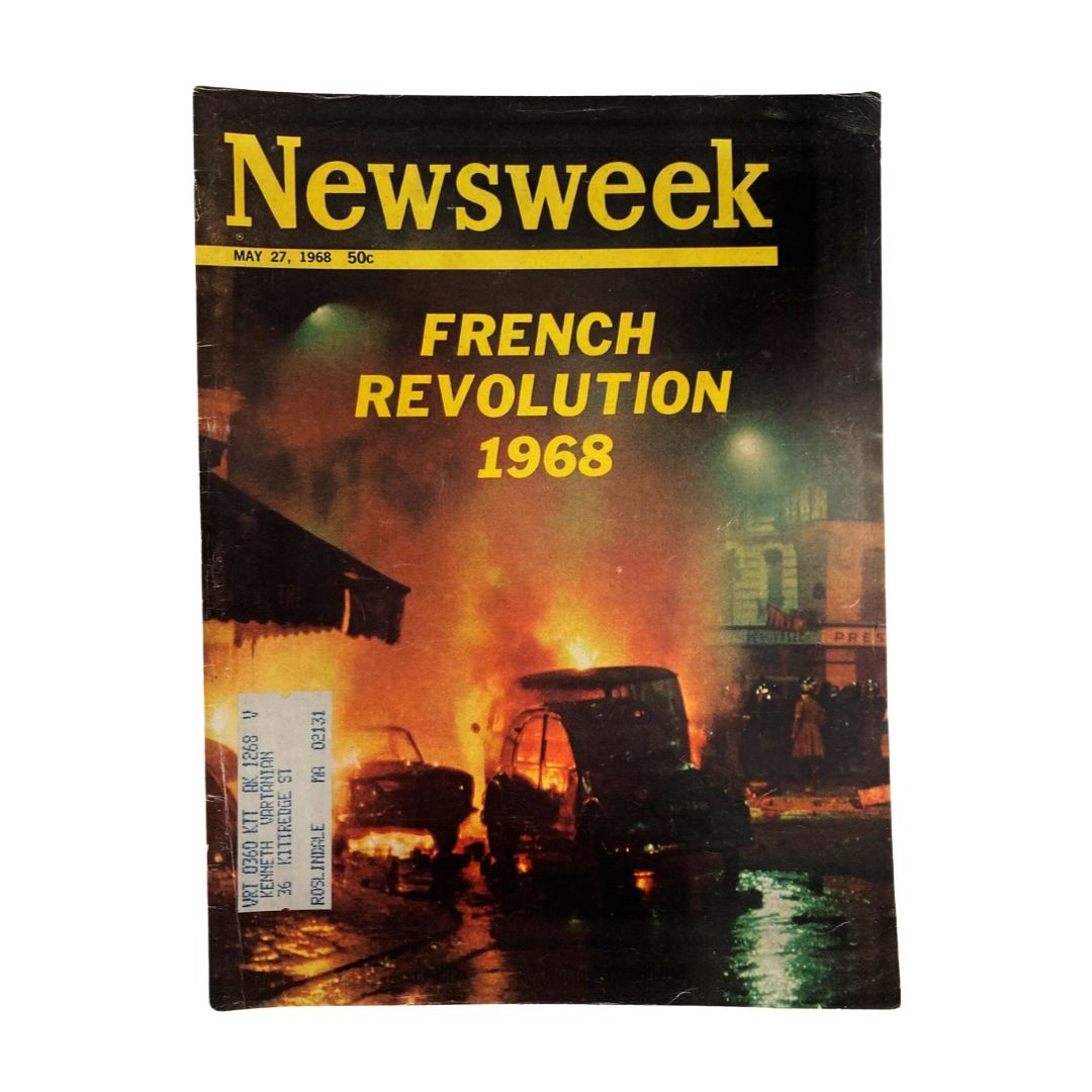 VTG Newsweek Magazine May 27 1968 The French Revolution 1968