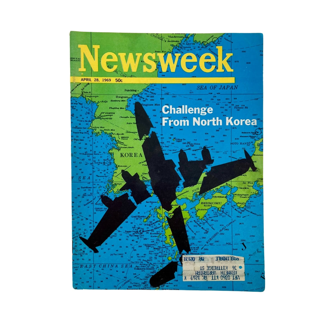 VTG Newsweek Magazine April 28 1969 Challenge from North Korea