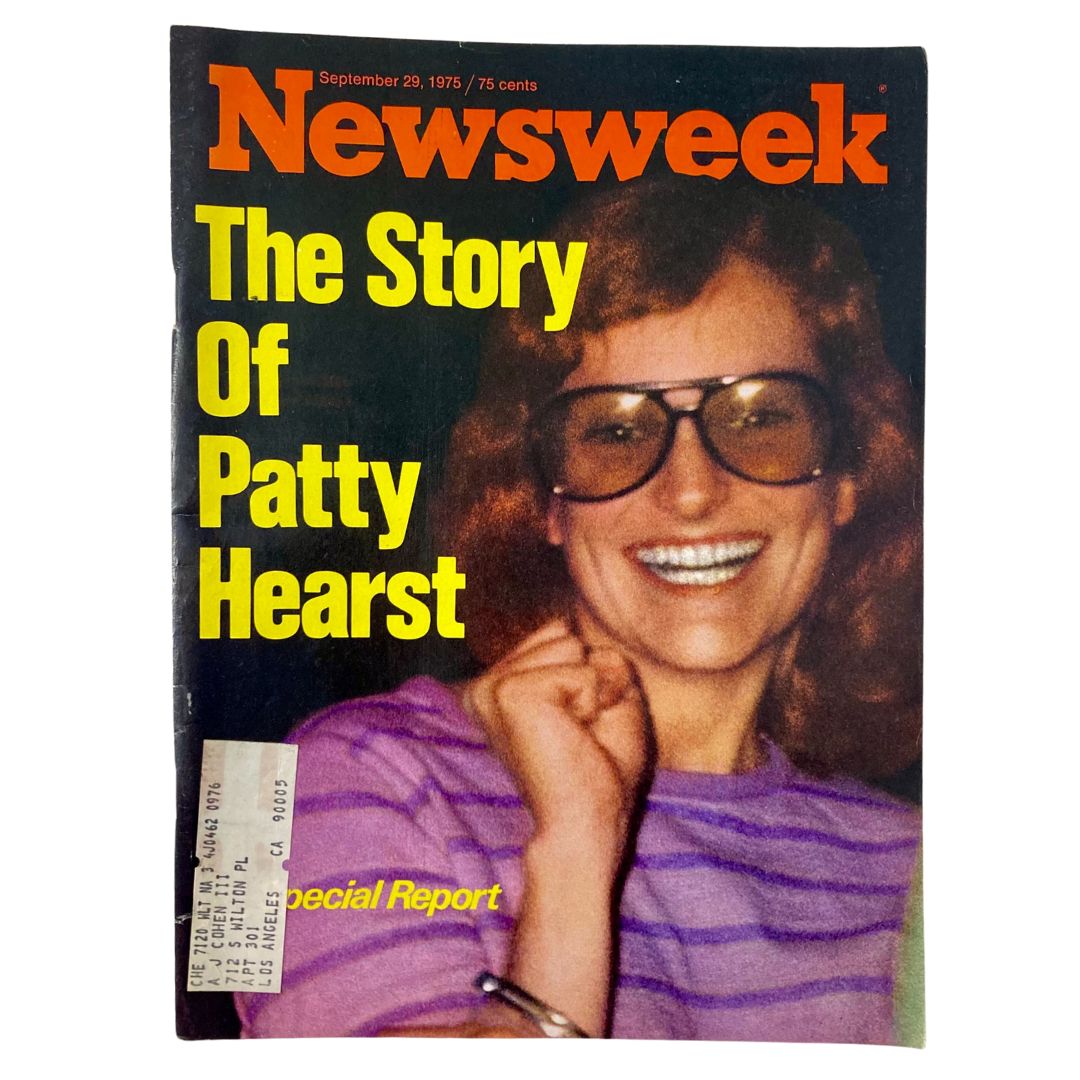 VTG Newsweek Magazine September 29 1975 The Story of Patty Hearst VG