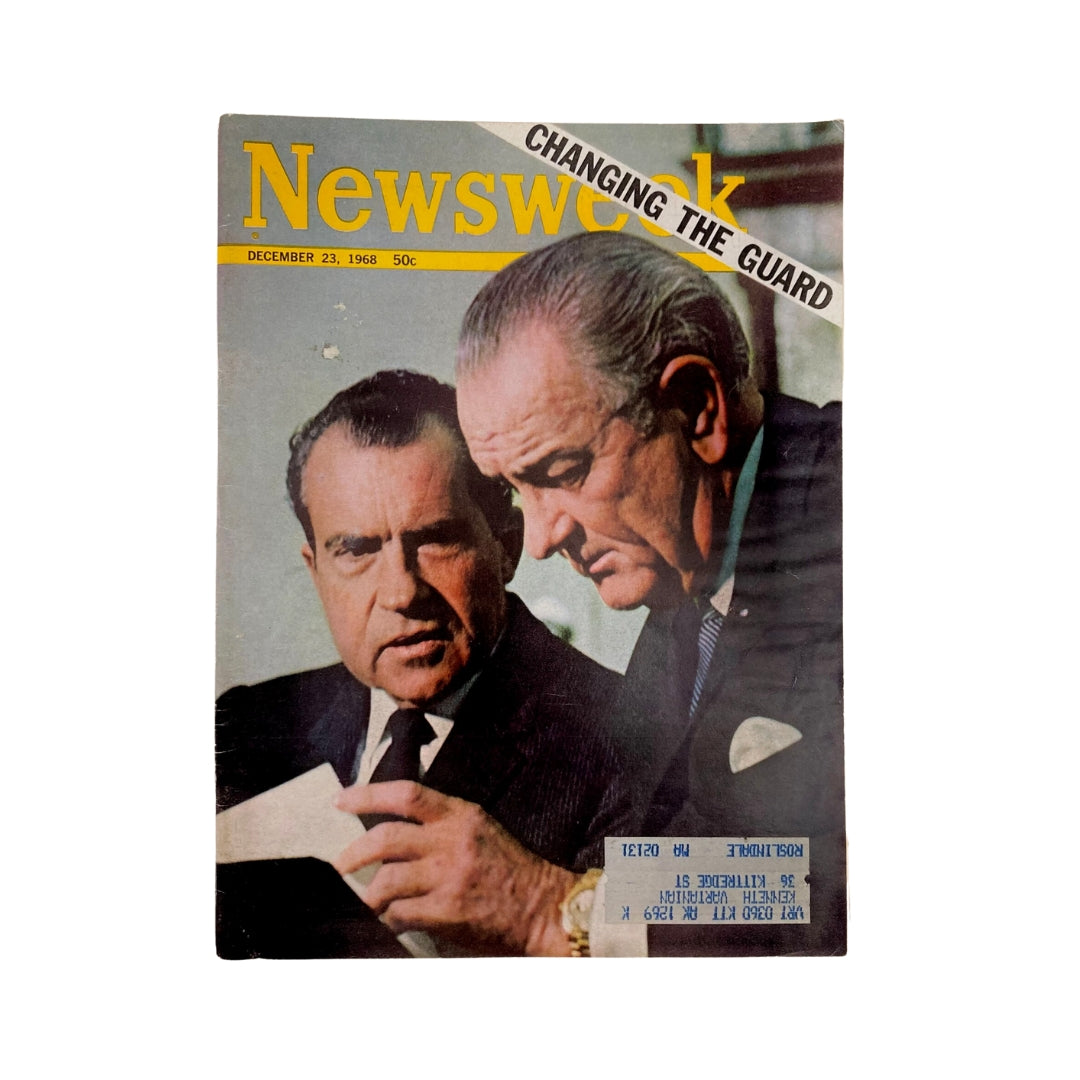 VTG Newsweek Magazine December 23 1968 Richard Nixon & Lyndon B. Johnson