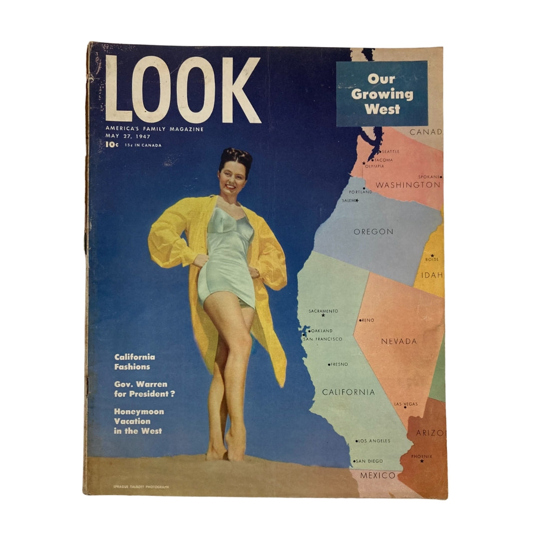 RES* VTG Look Magazine May 27 1947 Governor Earl Warren for President?