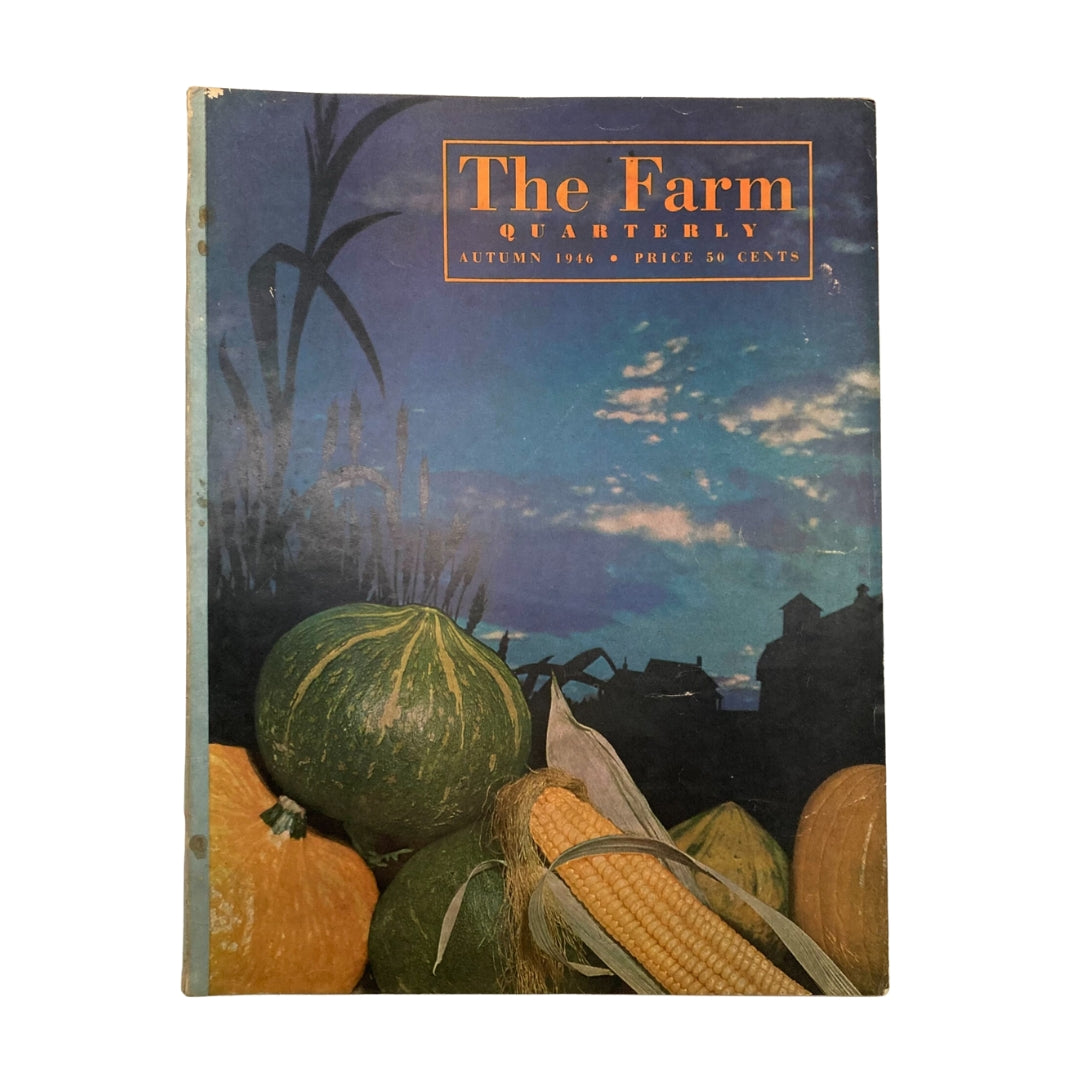 VTG The Farm Quarterly Magazine Autumn 1946 Pumpkins for Profit No Label