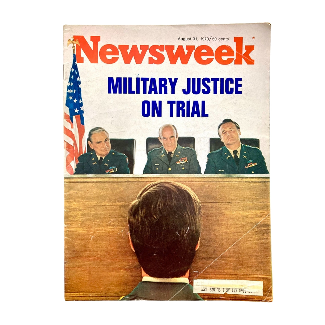 VTG Newsweek Magazine August 31 1970 Military Justice on Trial Ensign Littell