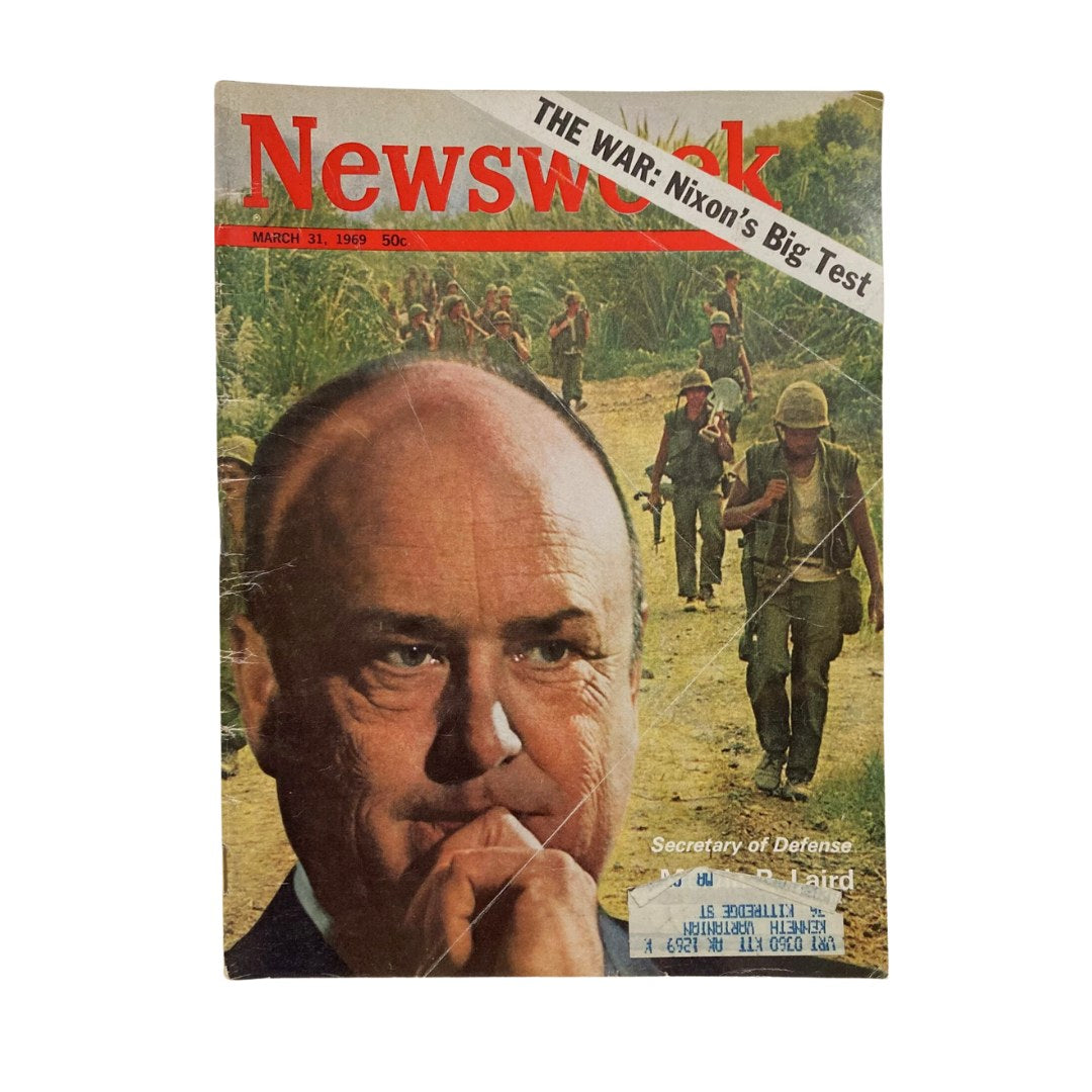 VTG Newsweek Magazine March 31 1969 Secretary of Defense Melvin R. Laird