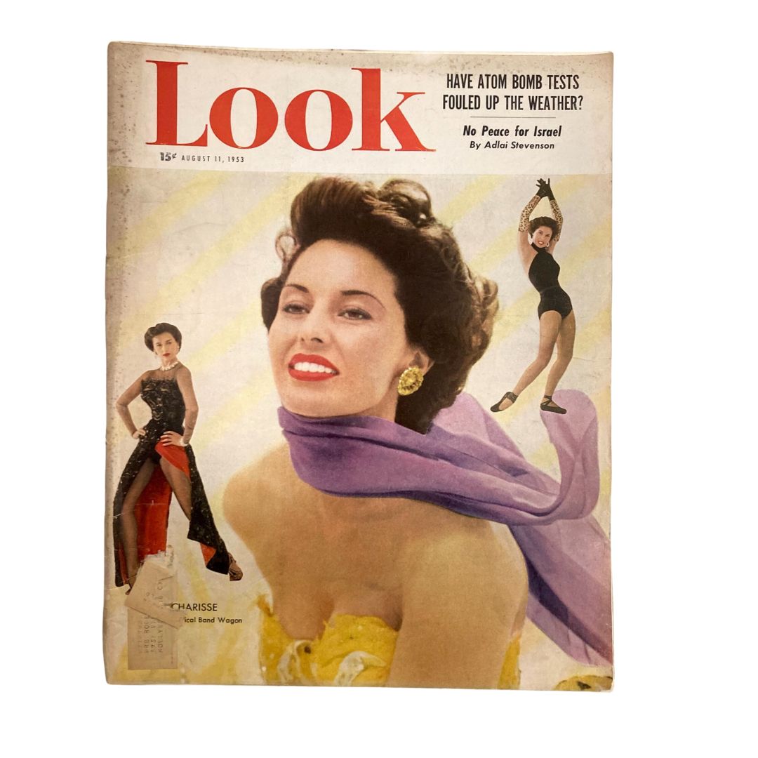 VTG Look Magazine August 11 1953 Cyd Charisse Cover Photo by Tony Vaccaro