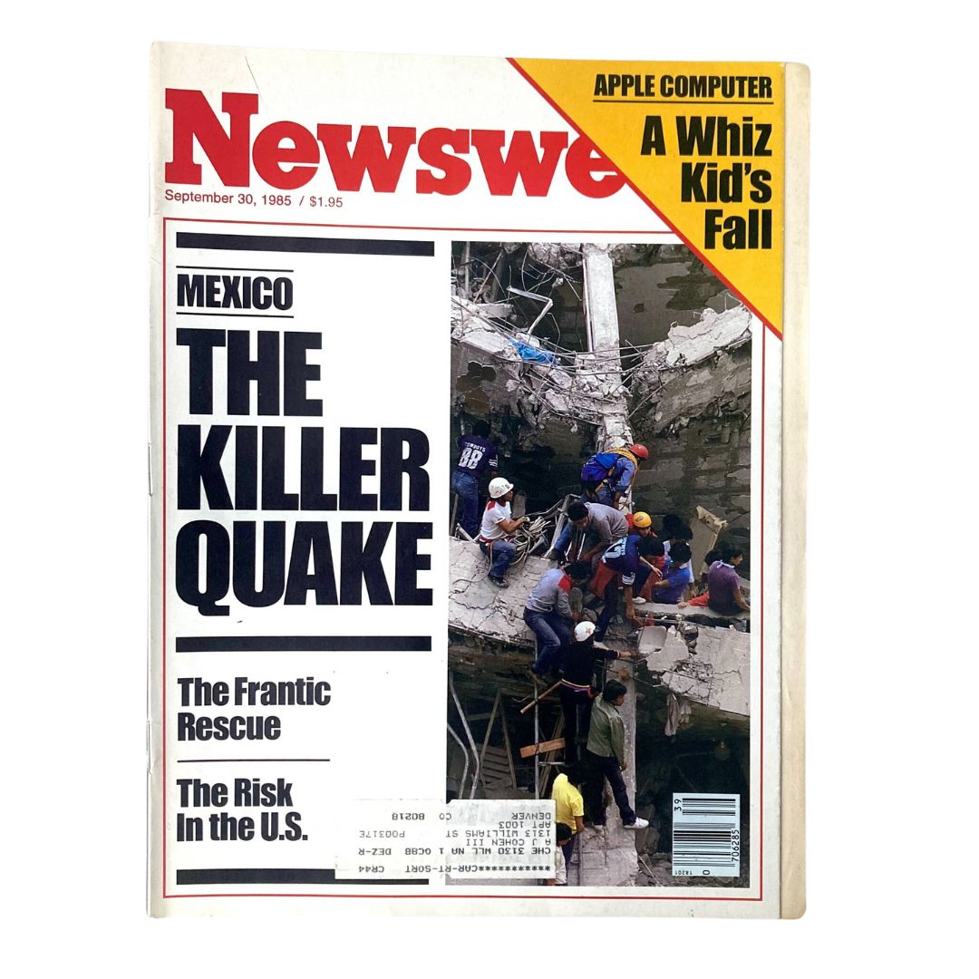 VTG Newsweek Magazine September 30 1985 Mexico The Killer Quake VG