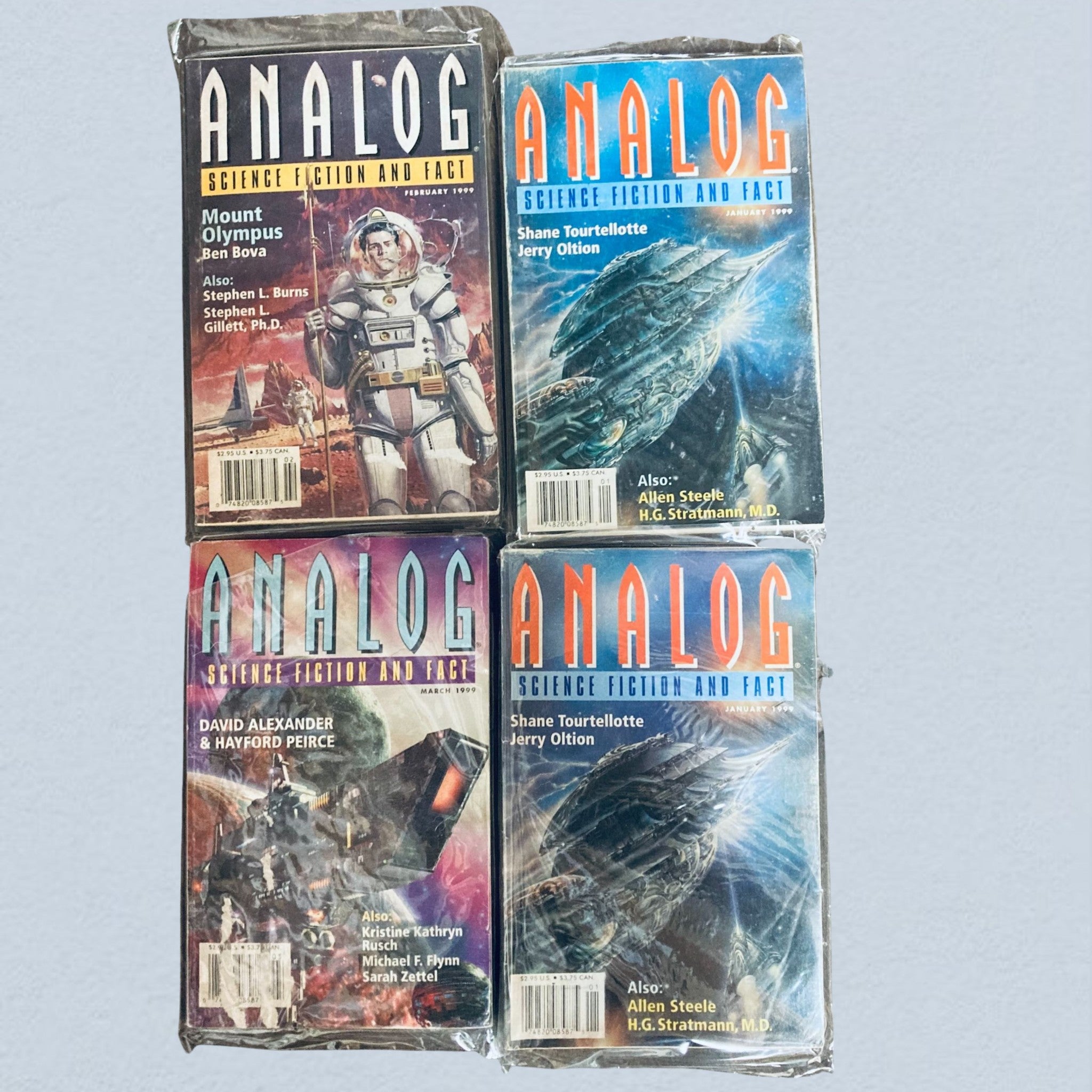 VTG Analog Science Fiction and Fact Magazine Lot of 76 1990s