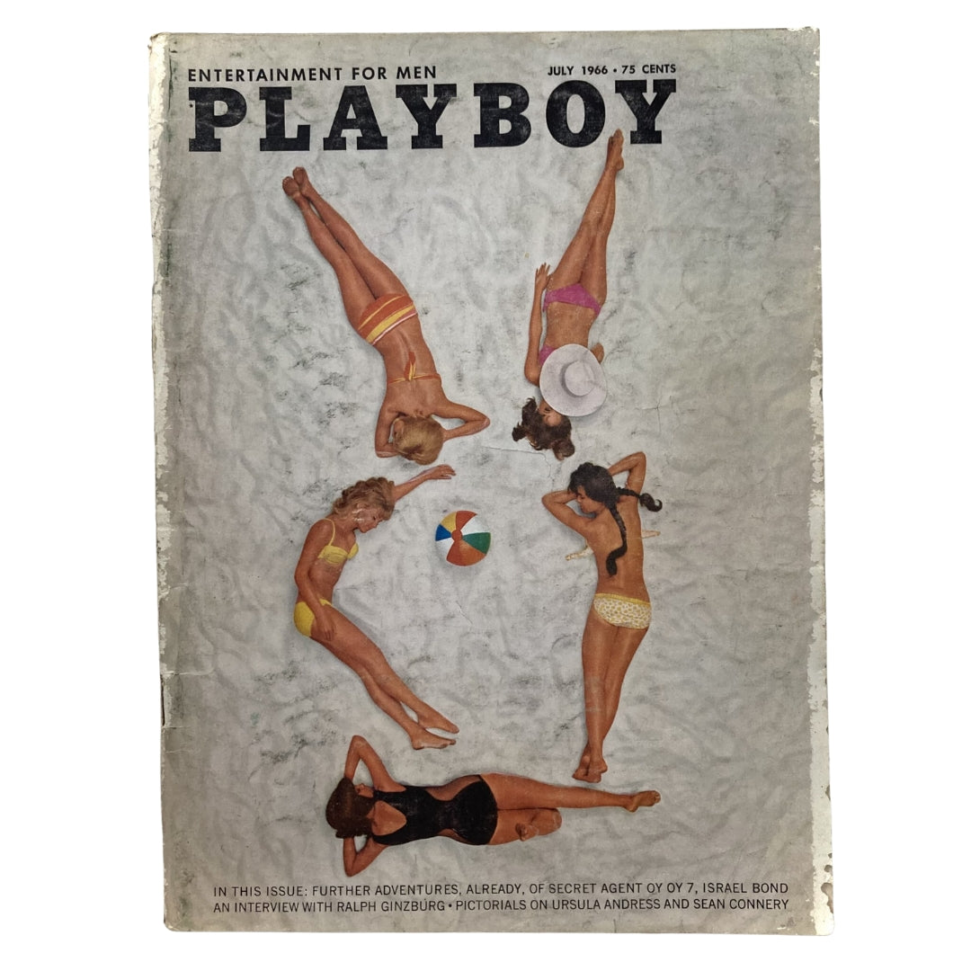 VTG Playboy Magazine July 1966 Playmate Tish Howard w Centerfold No Label