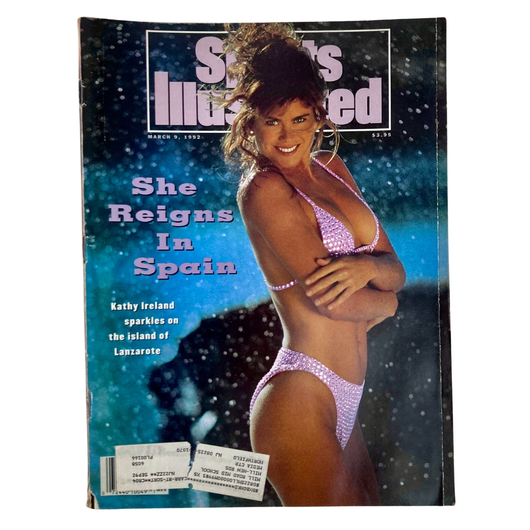 Sports Illustrated Magazine March 9 1992 Kathy Ireland on Island of Lanzarote