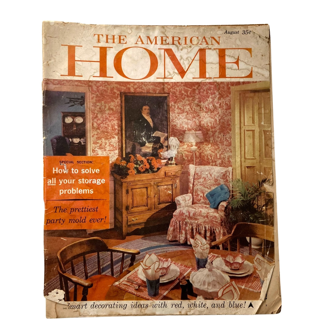 VTG The American Home Magazine August 1959 A Fashion Scoop from Paris No Label