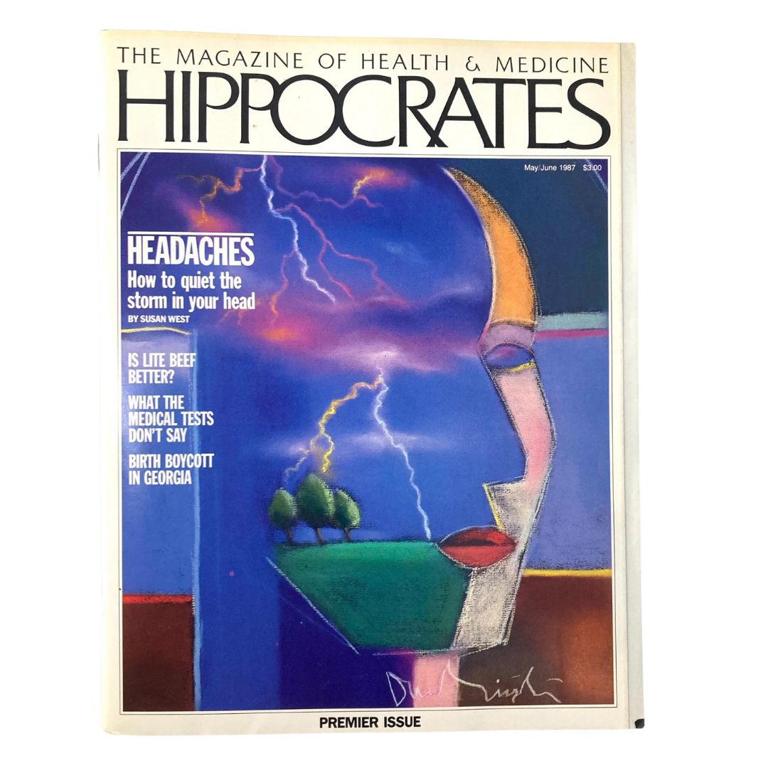 Hippocrates The Magazine of Health & Medicine May 1987 Headaches No Label