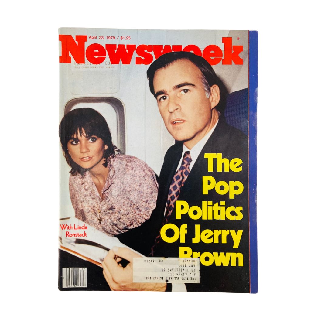 VTG Newsweek Magazine April 23 1979 Jerry Brown and Linda Ronstadt