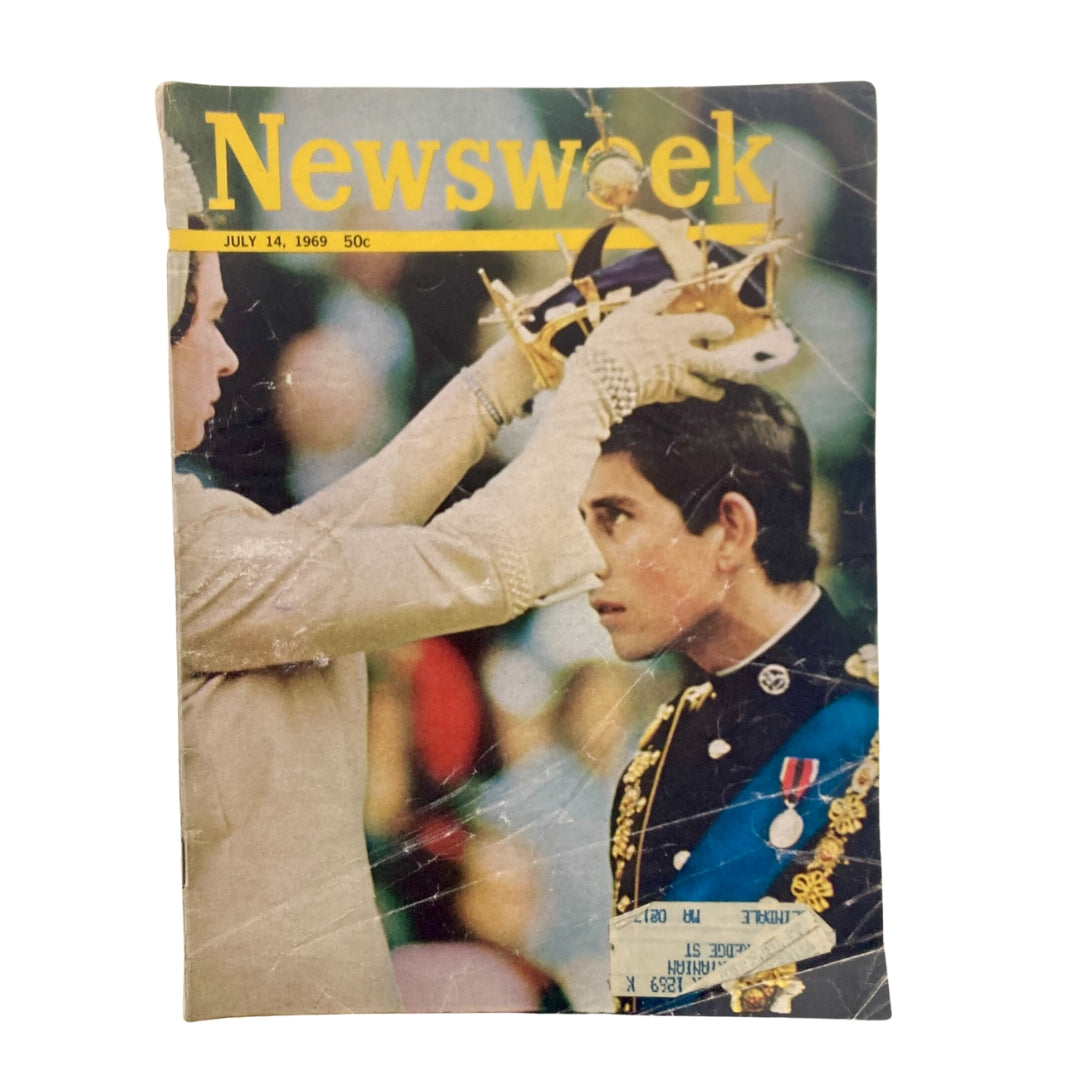 VTG Newsweek Magazine July 14 1969 Prince Charles of Wales Crowned