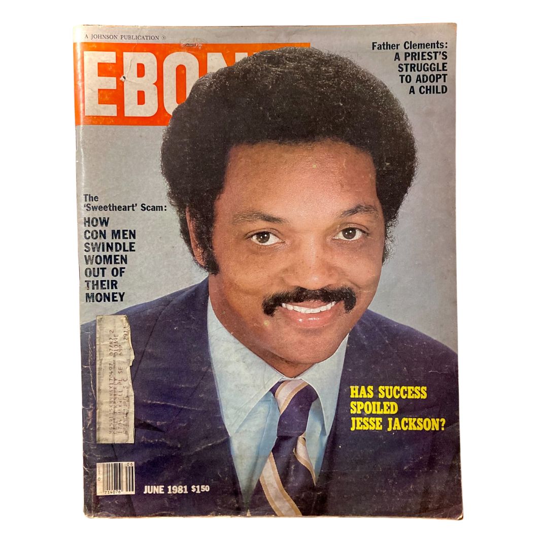 VTG Ebony Magazine June 1981 Has Success Spoiled Jesse Jackson GD Interior