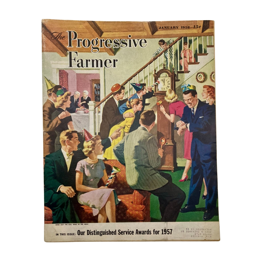 The Progressive Farmer Magazine January 1958 Ring Out The Old, Ring In The New