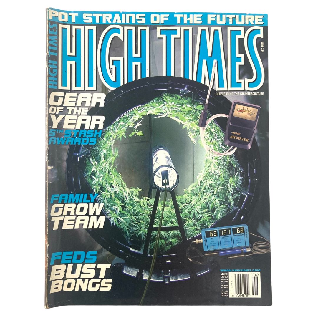 High Times Magazine June 2003 #334 The Omega Garden and pH Meters No Label