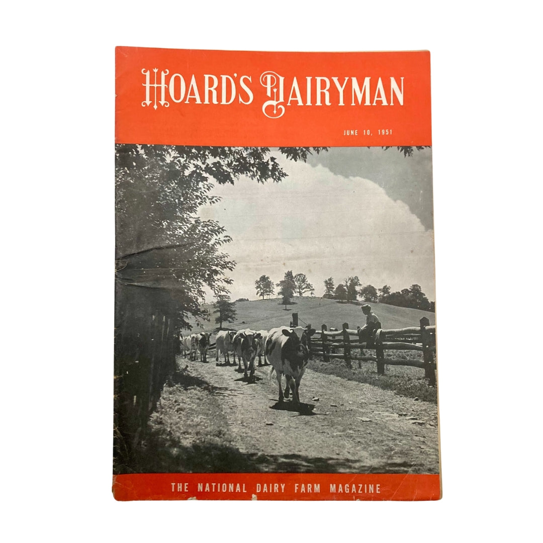 VTG Hoard's Dairyman Magazine June 10 1951 Watchin' The Cows Come Home