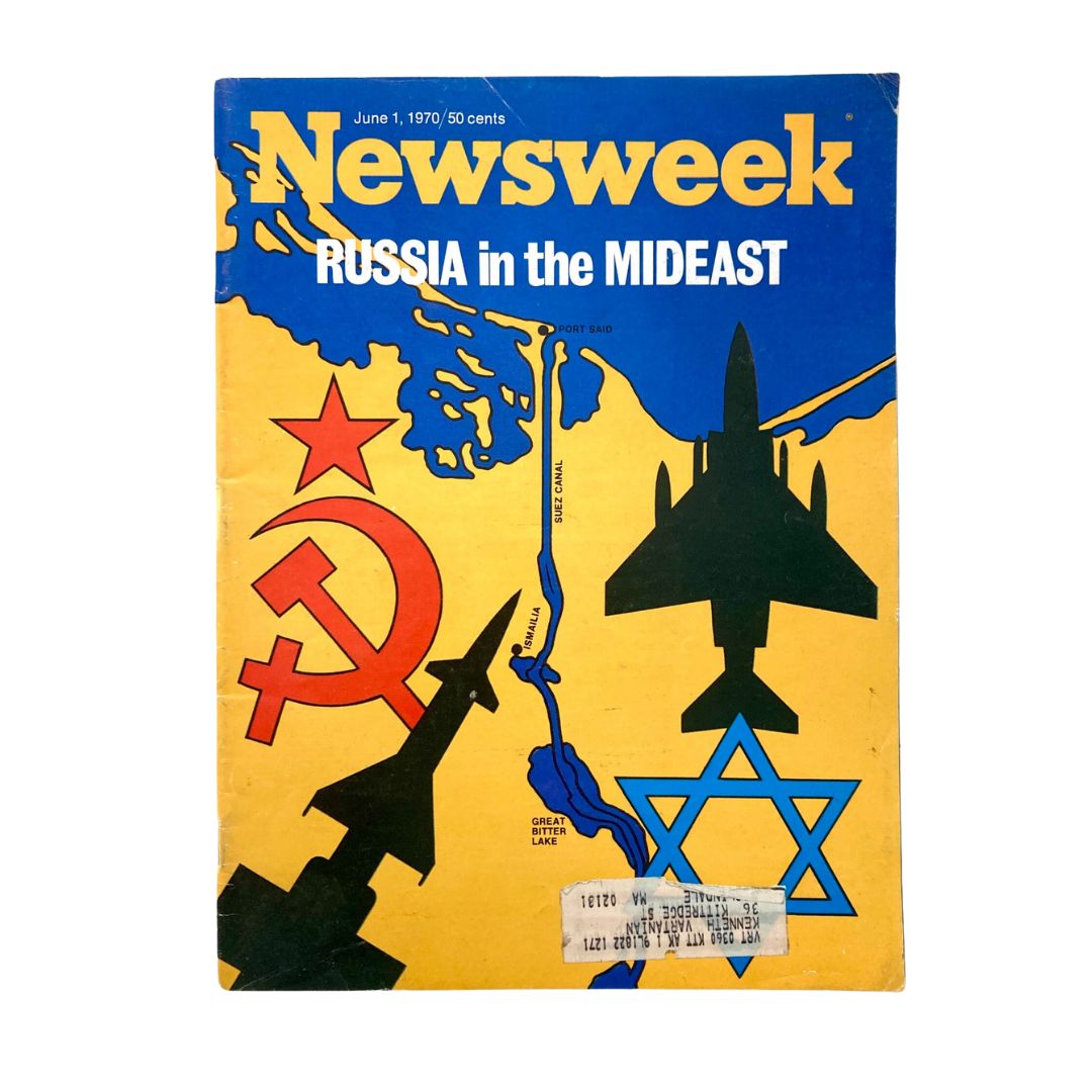 VTG Newsweek Magazine June 1 1970 Russia in the Mideast & Arnaud de Borchgrave