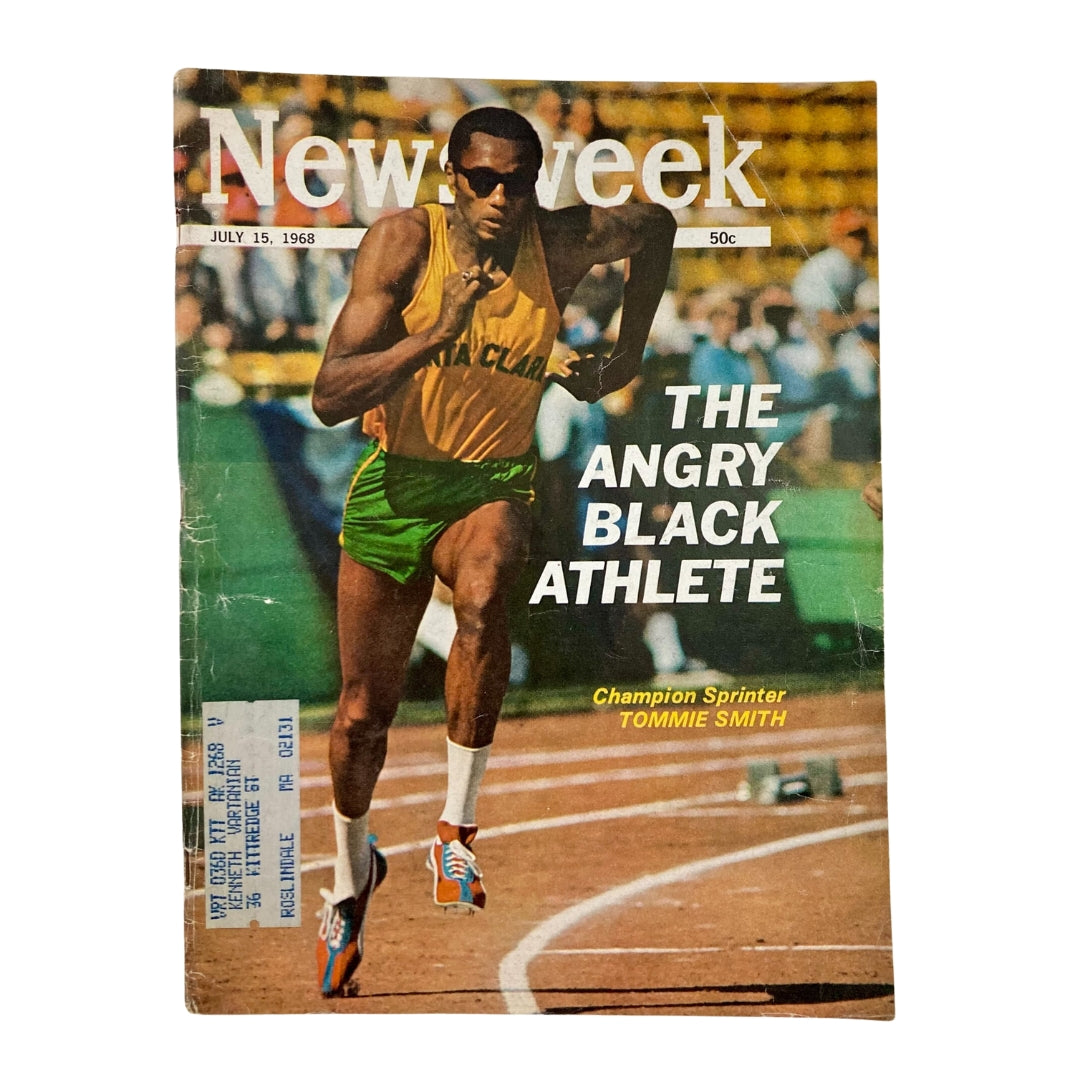 VTG Newsweek Magazine July 15 1968 Champion Sprinter Tommie Smith