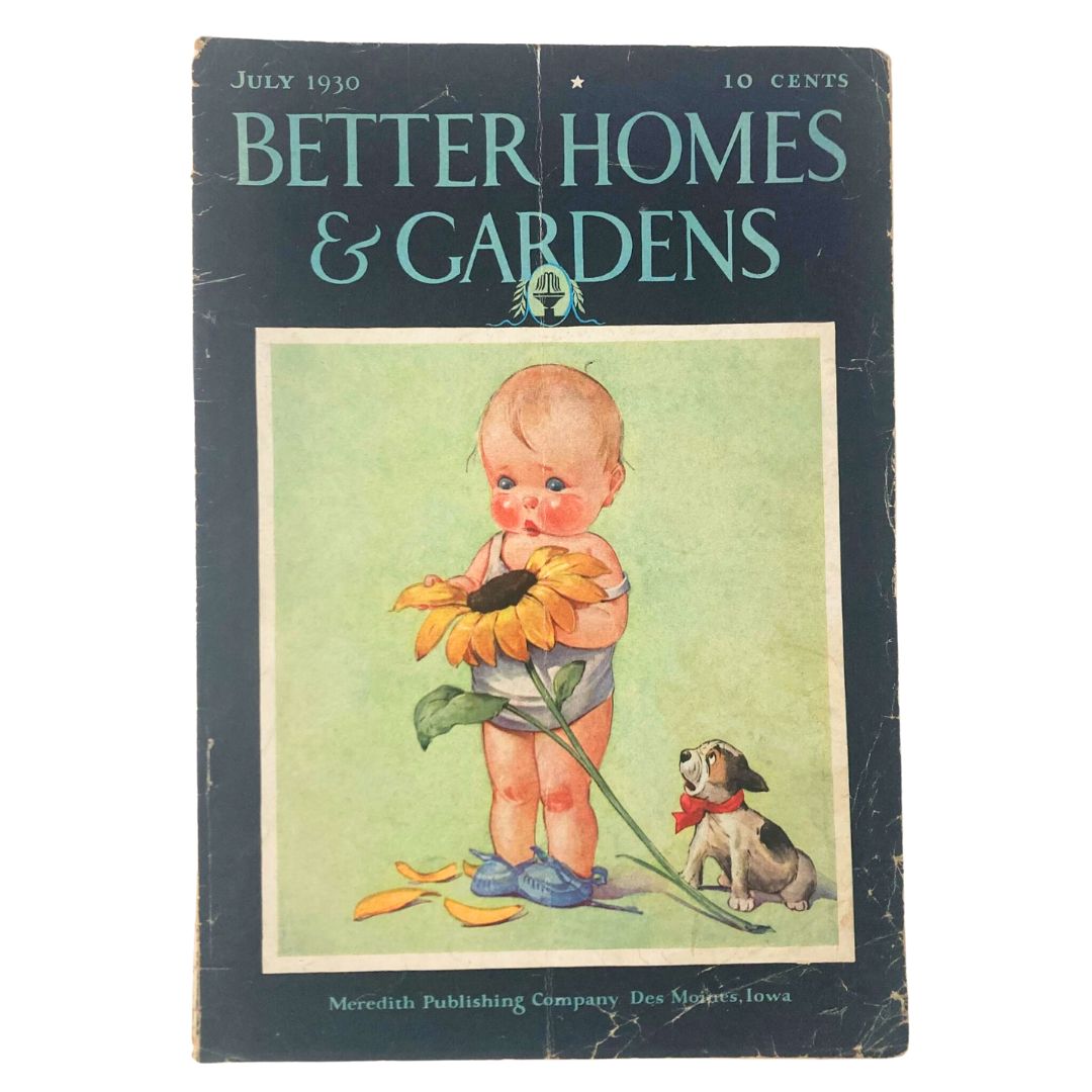 Better Homes & Gardens Magazine July 1930 Planting for Both Beauty and Use